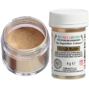 Прахообразен оцветител Sugarflair Gold Rush , 4 г